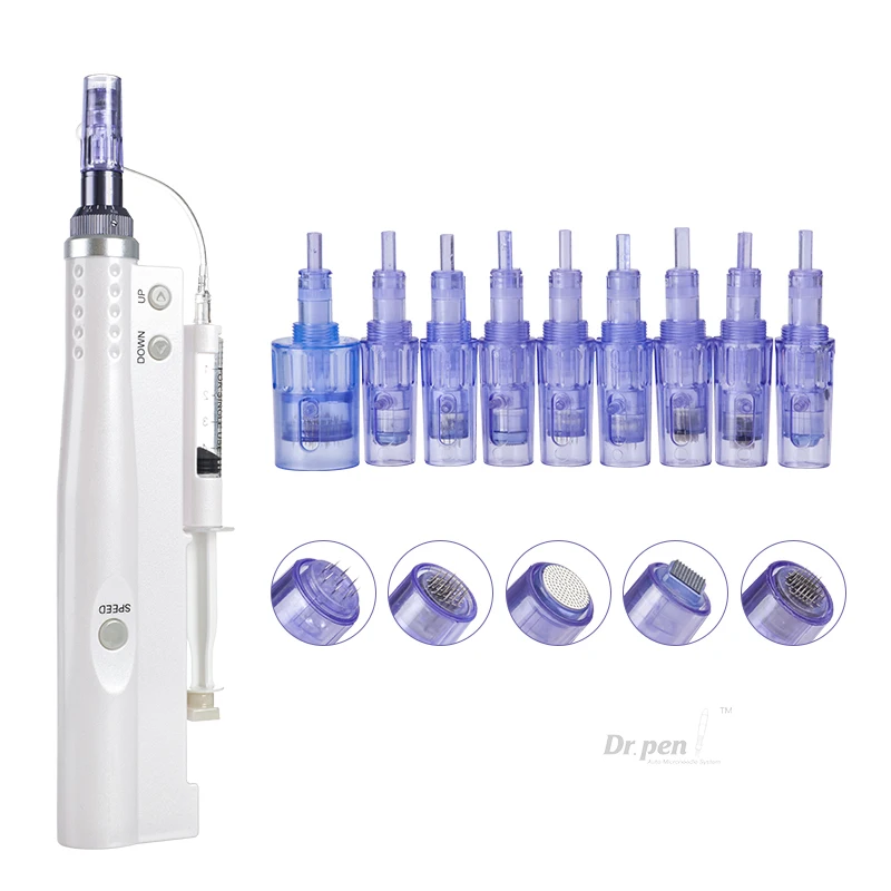 

Hydra Injector Derma Pen Nano Water Mesotherapy Microneedle Dr Pen Mesogun Needles Auto Injection Facial Treatment Machine F8