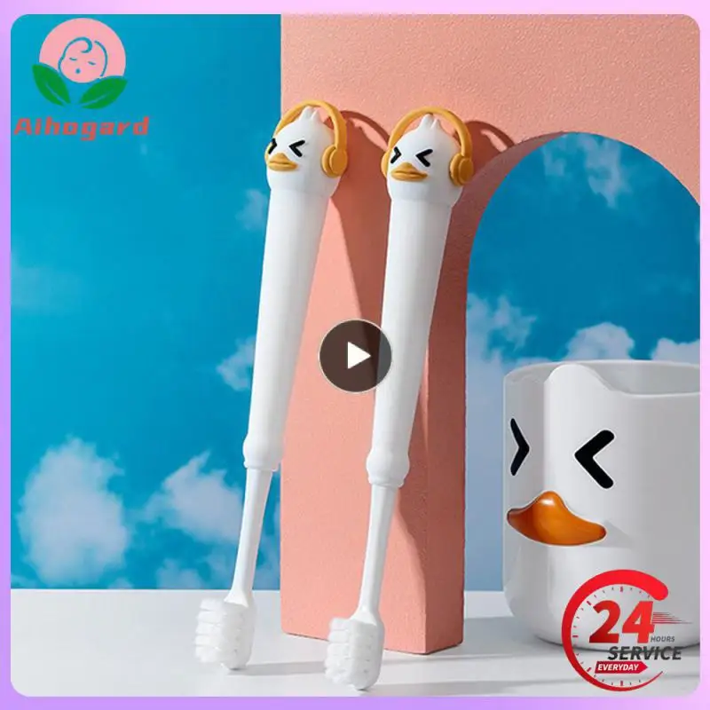 

Childrens Toothbrush Cute Baby Toothbrush Baby Tooth Brushing Artifact Soft Hair Toothbrushes Oral Care Cleaning Cartoon