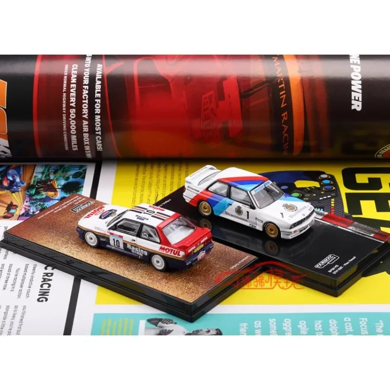 1:64 BMW M3 DTM 1987 Марк Hessel No.1 статическая модель из сплава Детская Коллекция