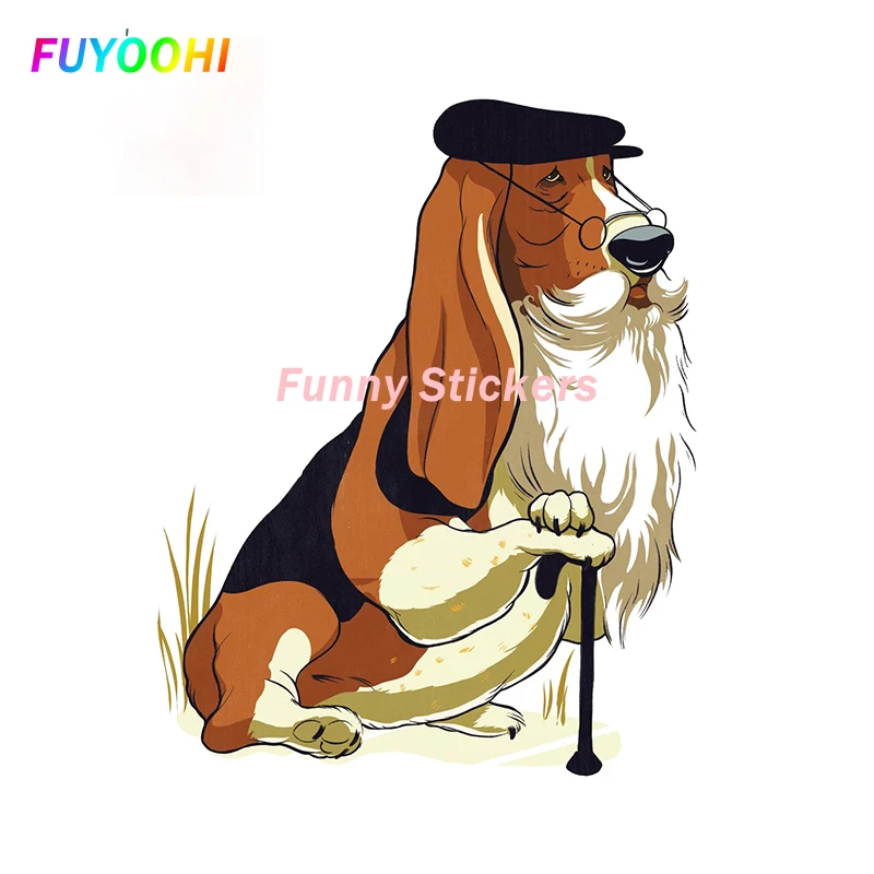 

FUYOOHI Exterior/Protection Funny Stickers Australian Cattle Old Dog Car Stickers and Decals Refrigerator Windshield Car Styling