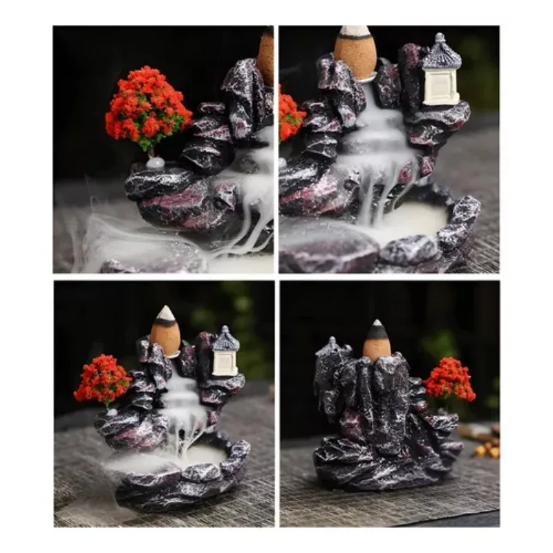 Для домашнего декора рефлюксная горелка для благовоний водопад керамическая