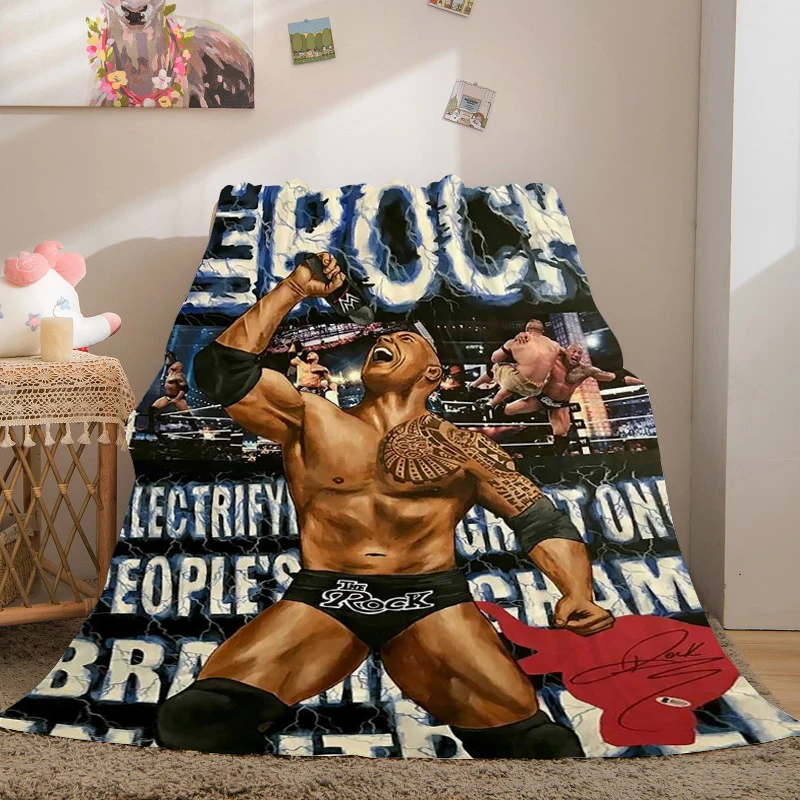 Одеяло для кровати Диван Зима Теплый рок A-Dwayne A-Johnson Постельное белье из