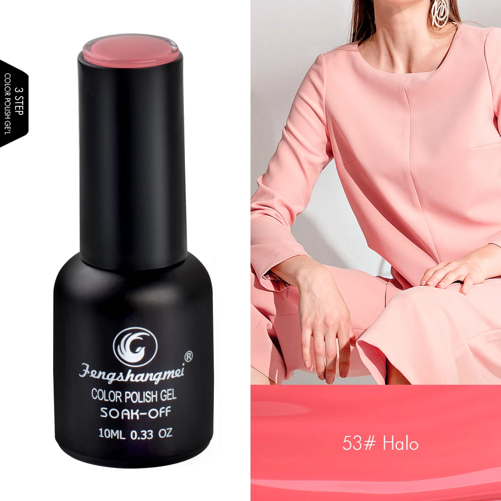 

HEALLOR Nail Gel Polish Enamels Manicure Soak Off Led Color Uv Gel Semi-permanent Varnishes Hybrid 10ml