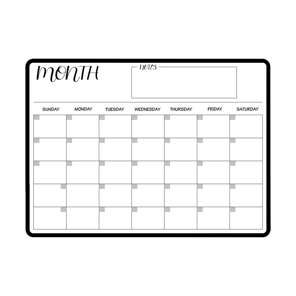 

Calendar Board Magnetic Fridge Erase Drywhiteboard Weekly Wall Monthly Schedule Refrigerator Chart Kids White Chore Planner