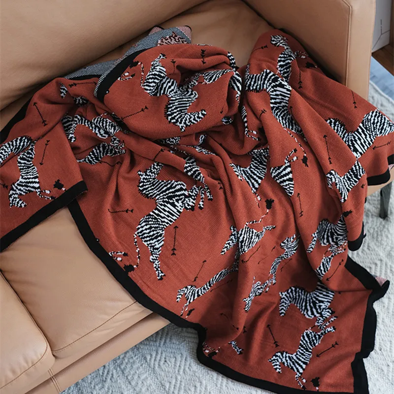 Весеннее зеленое флисовое вязаное диванное удобное покрывало Cutelife шерстяное