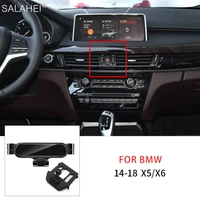 car phone holder for bmw x5 f15 2013 2018 x6 f16 2014 2019 car gravity holder air vent clip mount gps mobile phone stand support