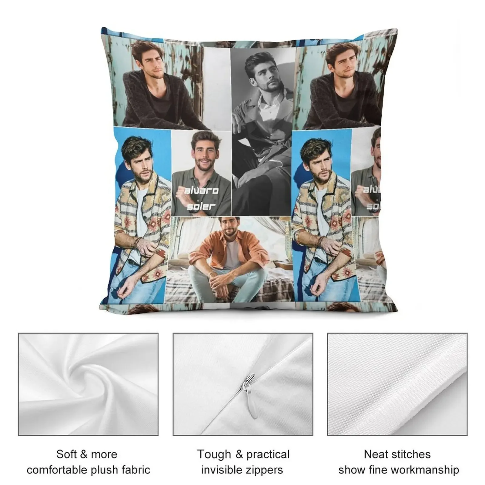 Alvaro Soler испанско-немецкий певец красивый креативный коллаж-4 декоративных