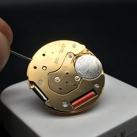 Золотые запчасти Ronda 6004.D, кварцевый механизм, пять драгоценностей, роскошный бренд с аккумулятором Renata, сменный механизм для часов Movt