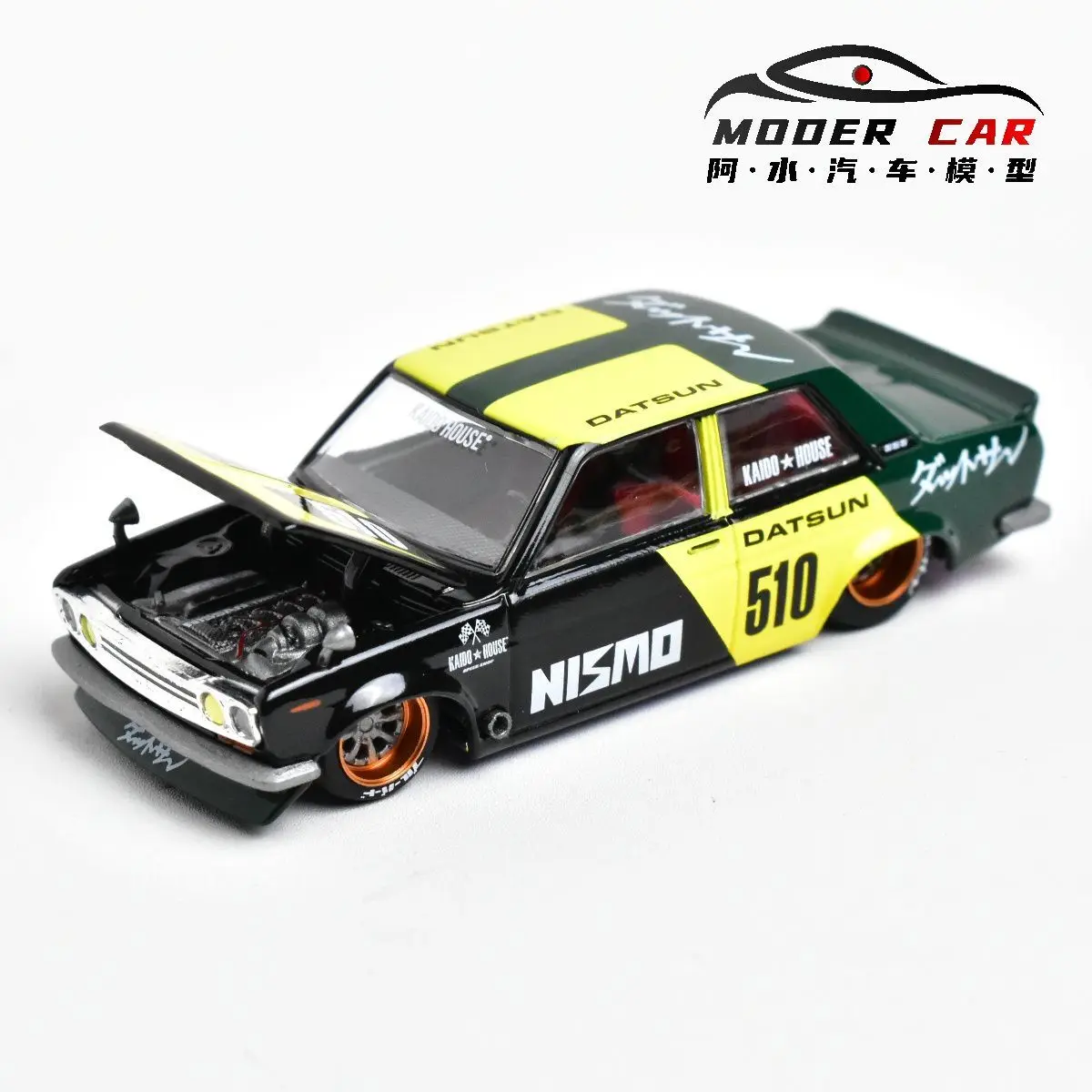 Kaido House + MINIGT Datsun Street 510 Racing V2 131 литая под давлением модель автомобиля