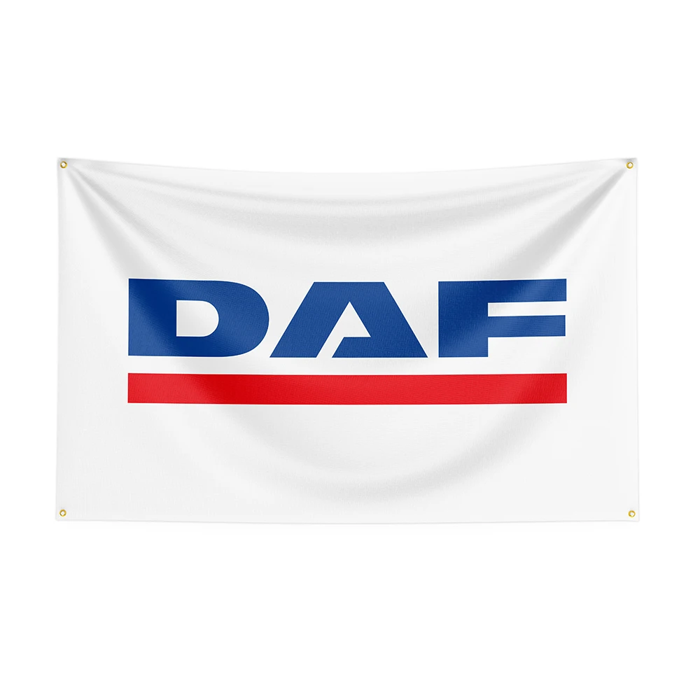 

3x5Ft DAFs Flag Polyester Prlnted Raclng Car Banner For Decor decor ft flag banner