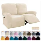 Чехол на 2 сиденья для кресла, эластичный Бархатный Чехол для кресла с откидывающейся спинкой, защитный чехол для дивана, эластичная Боковая Сумка