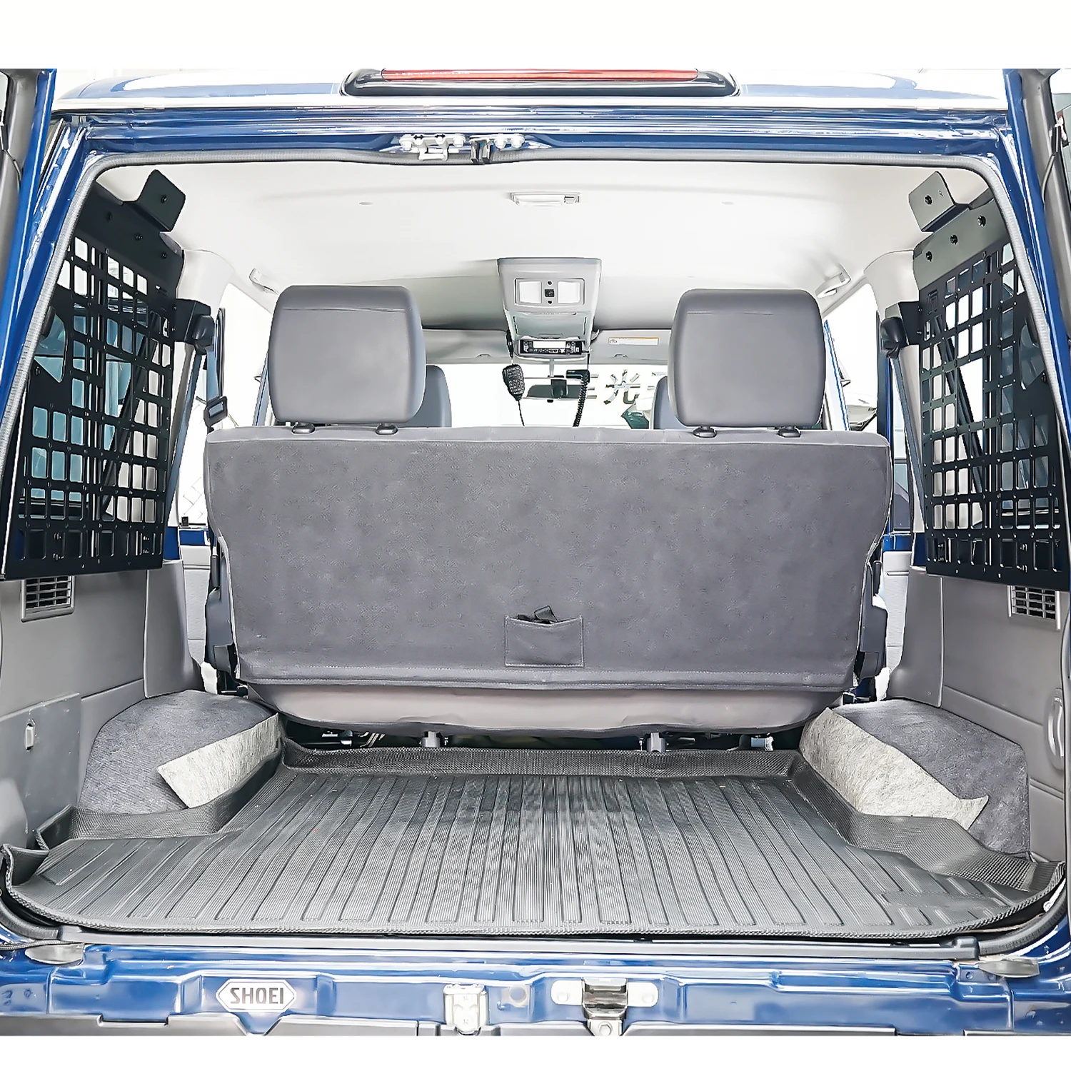 Фото Для Toyota Land Cruiser 76 LC76 2025 Molle панель задний багажник для хранения модульная боковая панель центральная полка на крышу комплект органайзера для груза №3