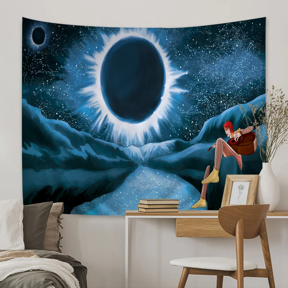 D-David_B-Bowie Красочный гобелен Настенный богемный настенный Мандала Настенные листы