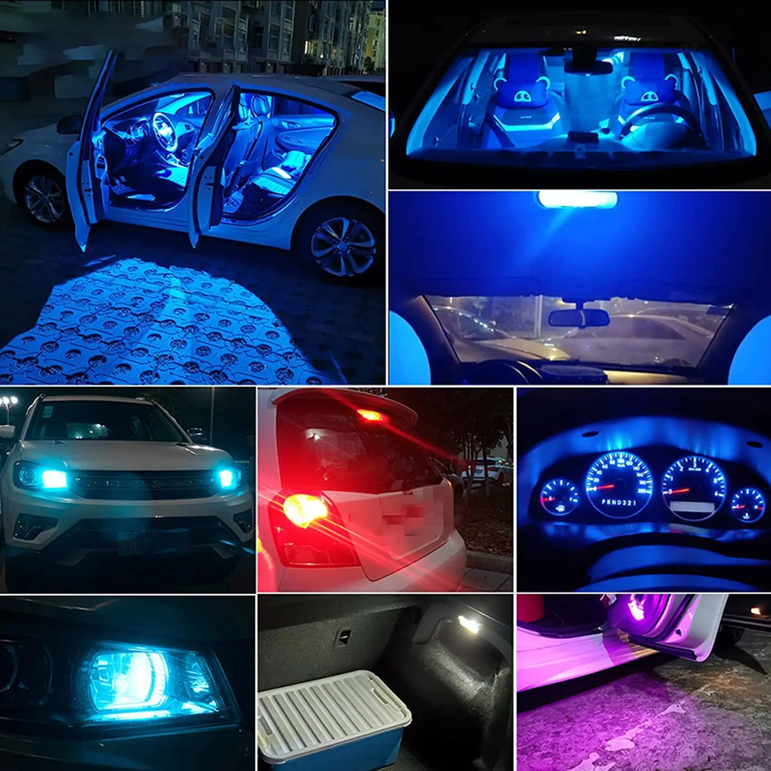 500 шт. COB стекло W5W Led T10 новейший Автомобильный свет 6000K белый автомобильный номерной знак лампа купол чтения багажника DRL лампа Стиль 12 В (art.: 3920bb9d02f88) - 3920bb9d02f88