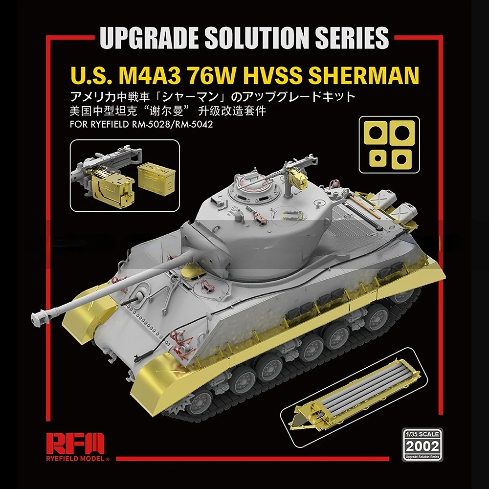 [Модель Ryefield] RFM RM-2002 1/35 M4A3E8 Sherman, обновленное решение для телефона/5042