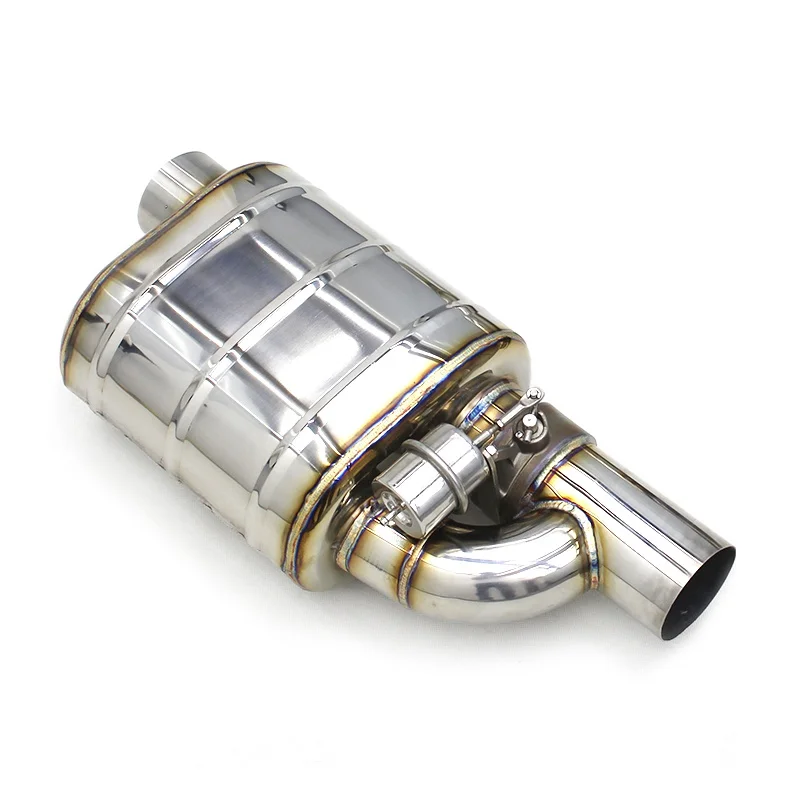 

Универсальный глушитель для выхлопных труб, глушитель из нержавеющей стали для гоночных автомобилей, диаметр труб 63 мм/76 мм