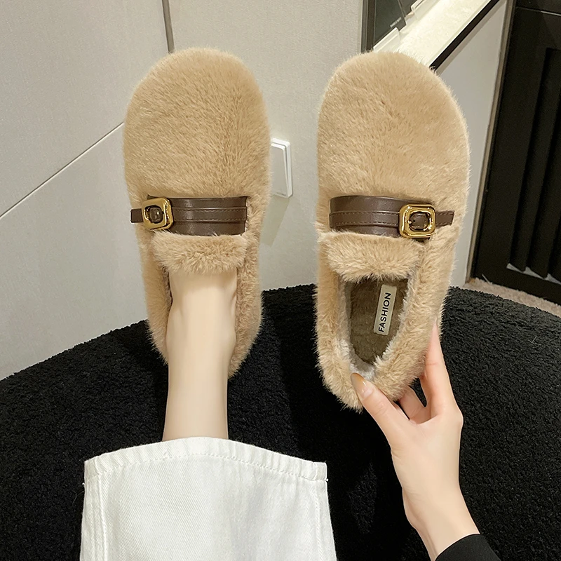 Туфли без шнуровки для женщин повседневные женские кроссовки лоферы на меху