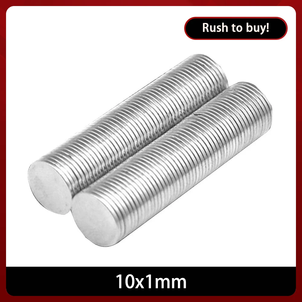 

Круглые магниты 10x1 мм