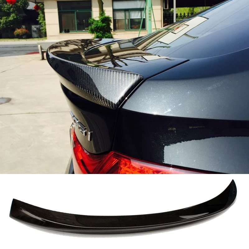 Для BMW 5 серии GT F07 AC стиль углеродное волокно задний спойлер крыло багажника 2010-2013
