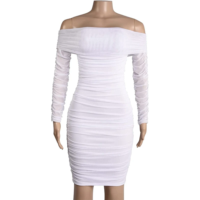 Женское вечернее платье с юбкой-годе длинным рукавом и воротником-стойкой |