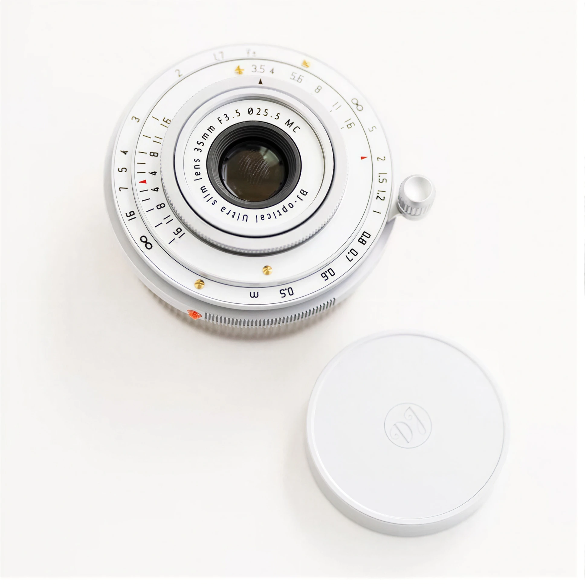 Фото Объектив DJOPTICAL White Beauty MF 35mm F3.5 с ручной фокусировкой, полнокадровый, для камер Leica M6, M9, M10, M11, M240 №2