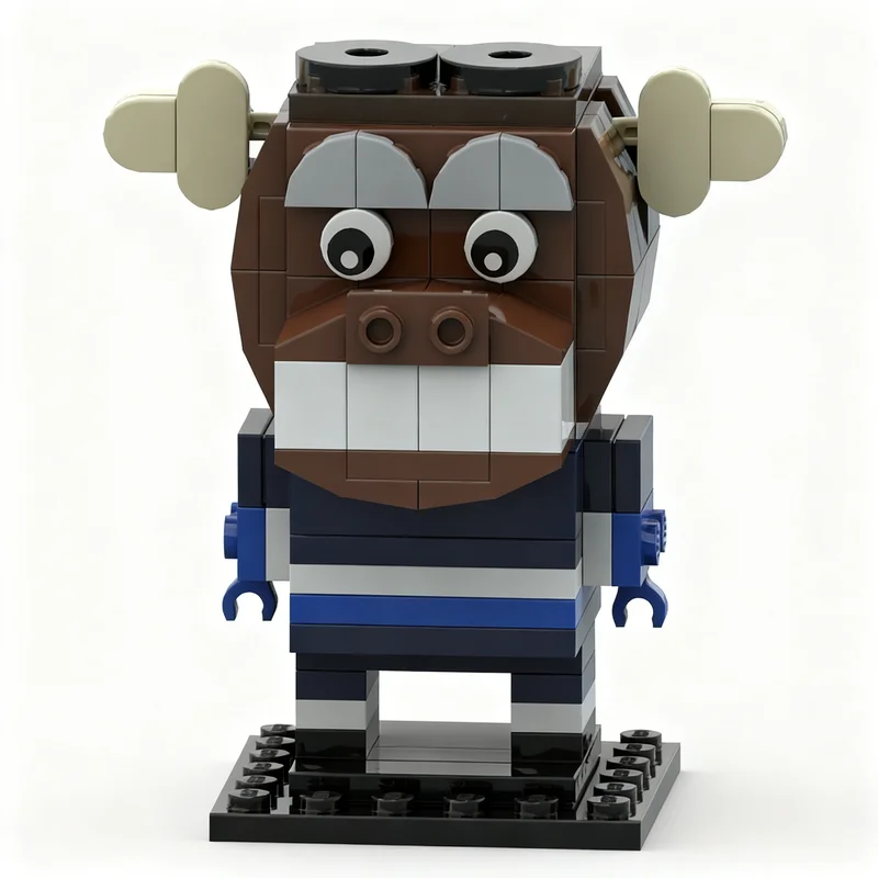 Набор из 118 деталей MOC BrickHeadz: Модель-фигурка Мика Э. Мусса, конструктор, рождественский подарок, архитектурная коллекция, развивающая игрушка для творчества (art.: 3920dcd4f22e3) - 3920dcd4f22e3