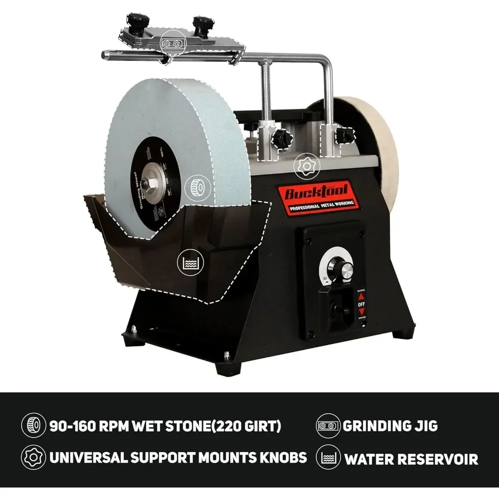 Система ди affilatura umido velocità variabile da 10 полlici (23иллиatrice пиetra багната raffreddata ad acqua due dir