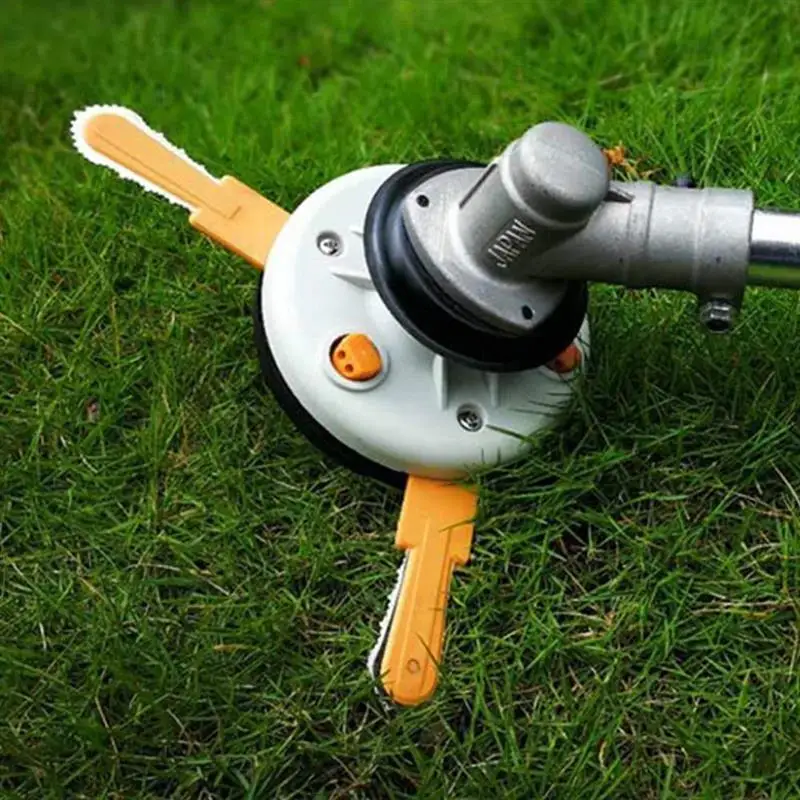 Dual-Use Hay Mower Head Mower Blade Nylon Weeder Work Head Blade Trimmer Heads Grass Brush Cutter Garden Mower Accessories