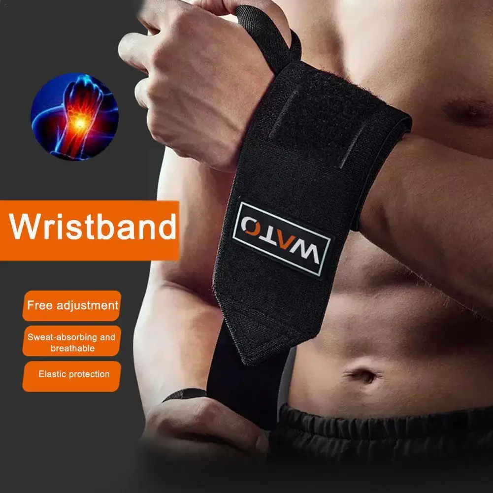 

1/2Pcs Adjustable Wristband Wrist Support Weight Lifting Gym Wrist Support Brace Straps Support Support Gloves Sleeve Train S0X5