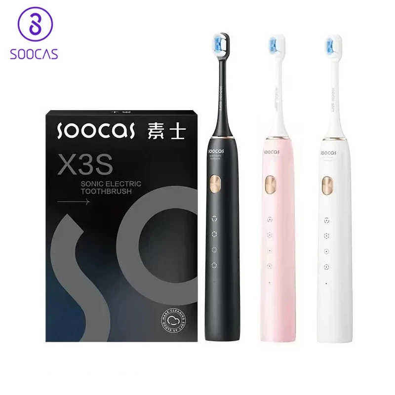 Зубная щетка электрическая SOOCAS X3S для взрослых водонепроницаемая IPX8 180 дней