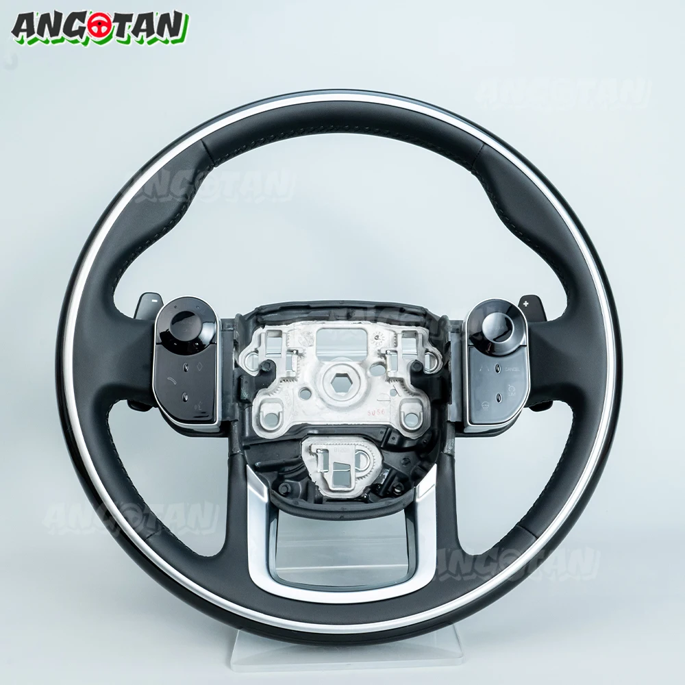 

Руль с подогревом Piano Black для Land Rover Range Rover Sport 2014-2022 L494 Автомобильный руль с кнопками, аксессуары