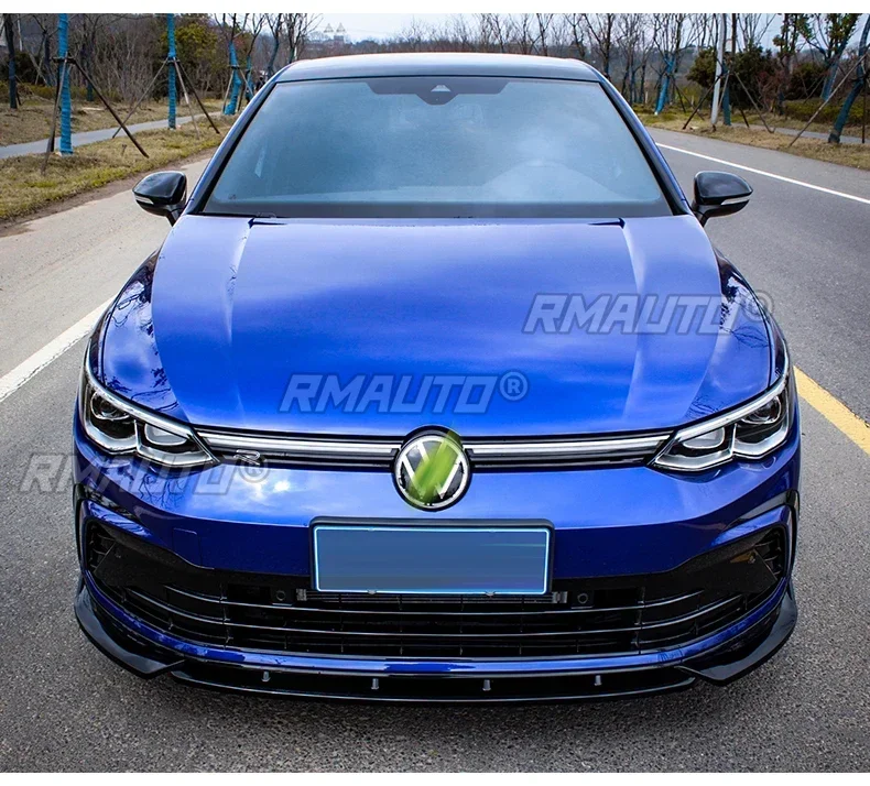 Для VW Golf MK8 Pro GTI R-Line 2021-2024 комплект кузова спойлер переднего бампера вид из