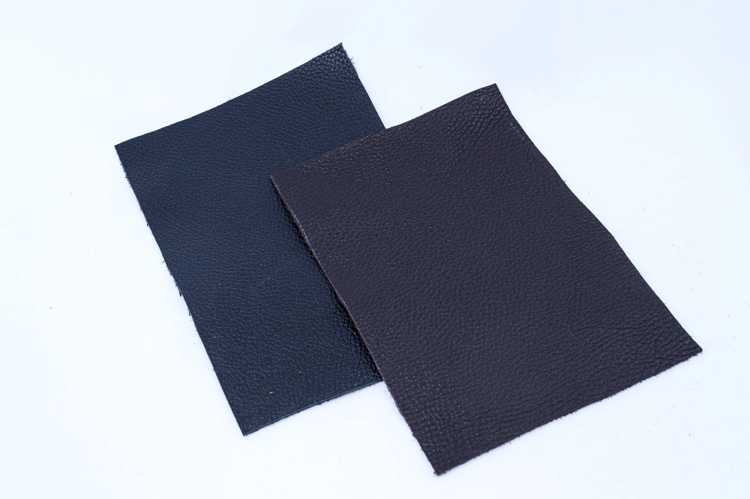 Leather genuine in sheets. Флотер. А5. Black + Brown. |