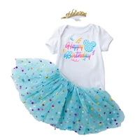 toddler baby girls colorful floral tutu gown dress party evening wedding christmas dance dresses with headband