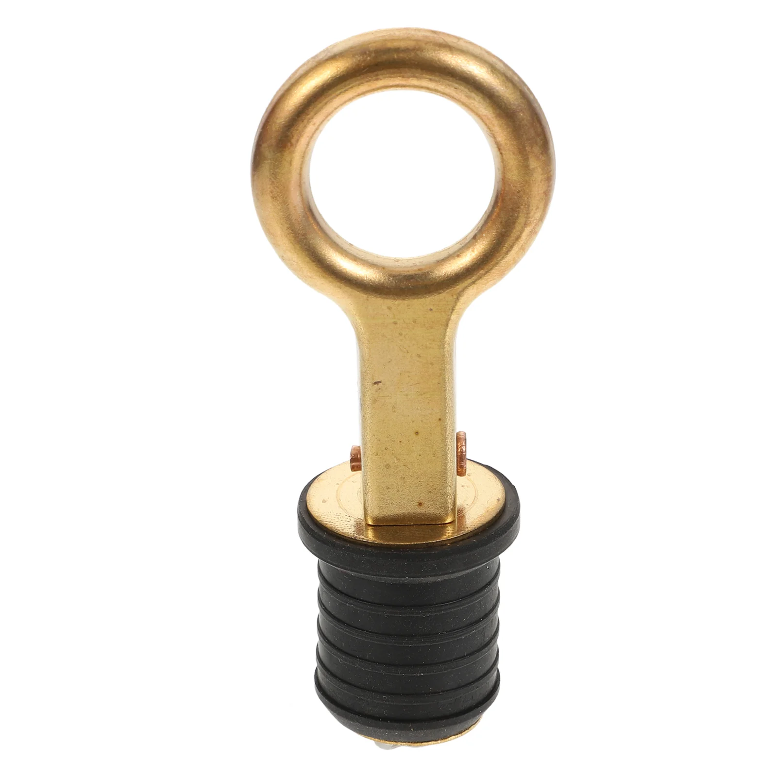 

1Pc Marine Deck Drain Plug Simple Ship Scupper Plug Boat Drain Hole Plug (Golden)