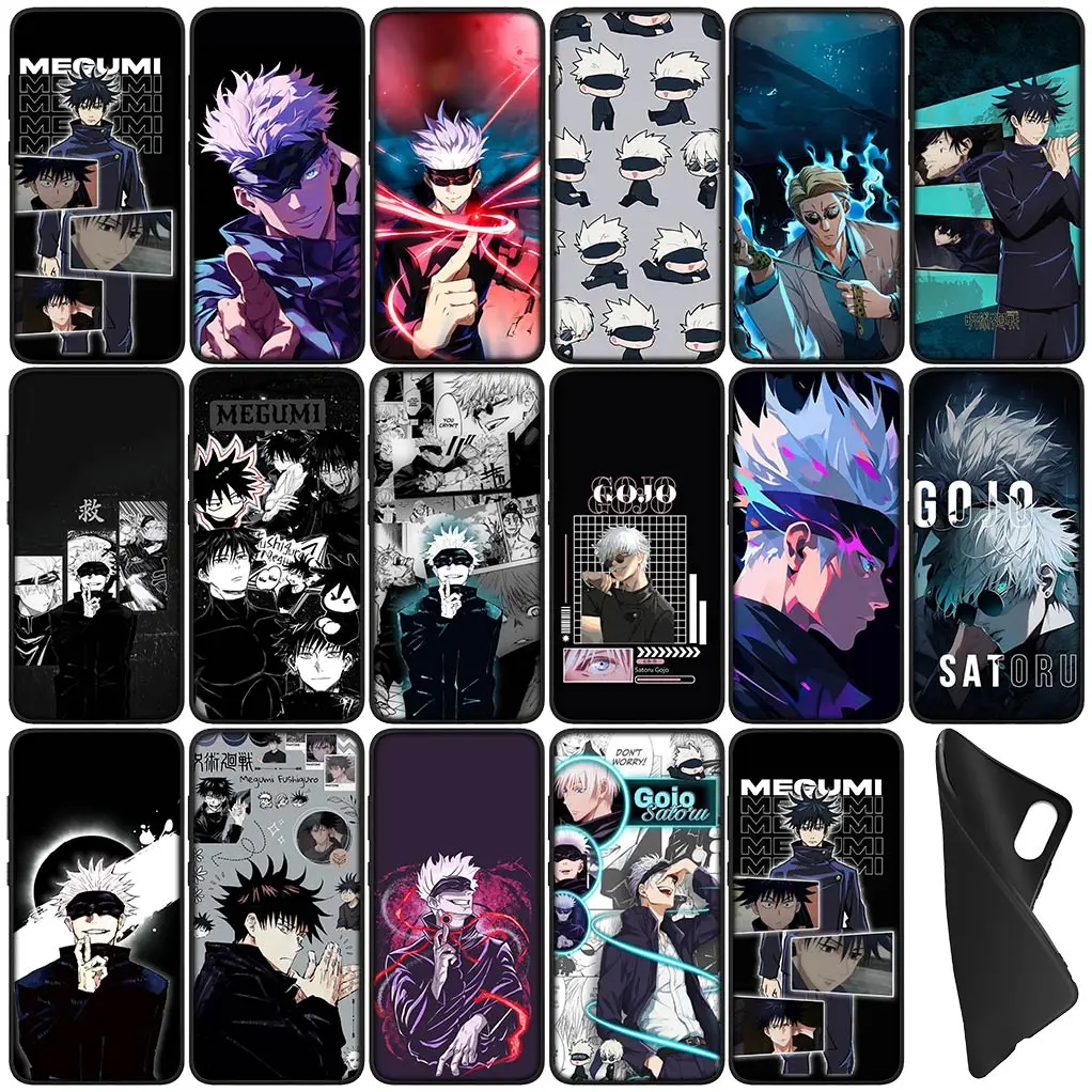 Fushiguro Megumi Jujutsus Gojo Satoru Kaisens Case for Samsung Galaxy S22 S21 S20 Fe Ultra S8 Plus + S7 Edge M15 Phone Cover