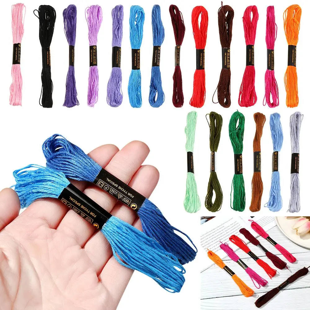 

Sewing Tool Cotton DIY Skein Kit Bracelet braided Sewing Skeins Cross stitch thread Embroidery