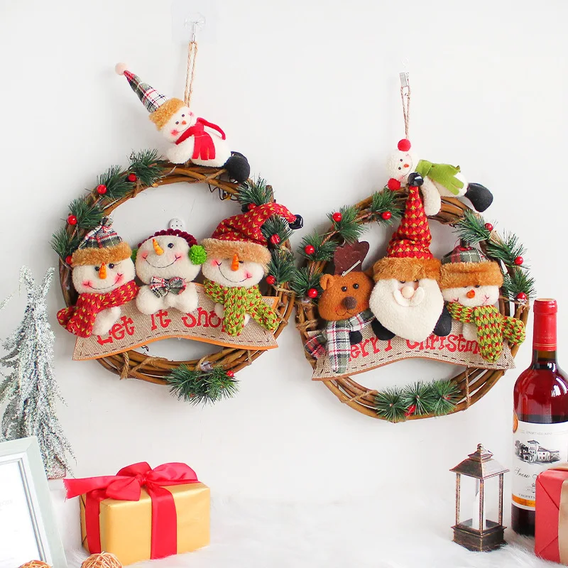 

Christmas Snowman Door Hanging Doll Decoration Pendant - The Perfect Festive Home Decor for the Holiday Season