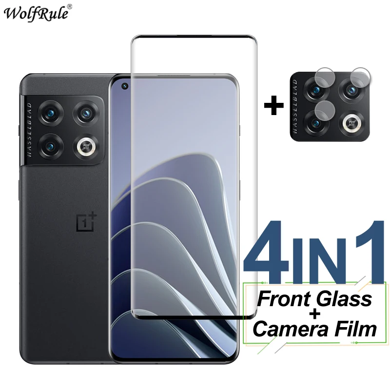 Full Cover Curved Glass For Oneplus 10 Pro Screen Protector Tempered Glass Protective Camera Film For Oneplus 10 Pro 11 9 8 7