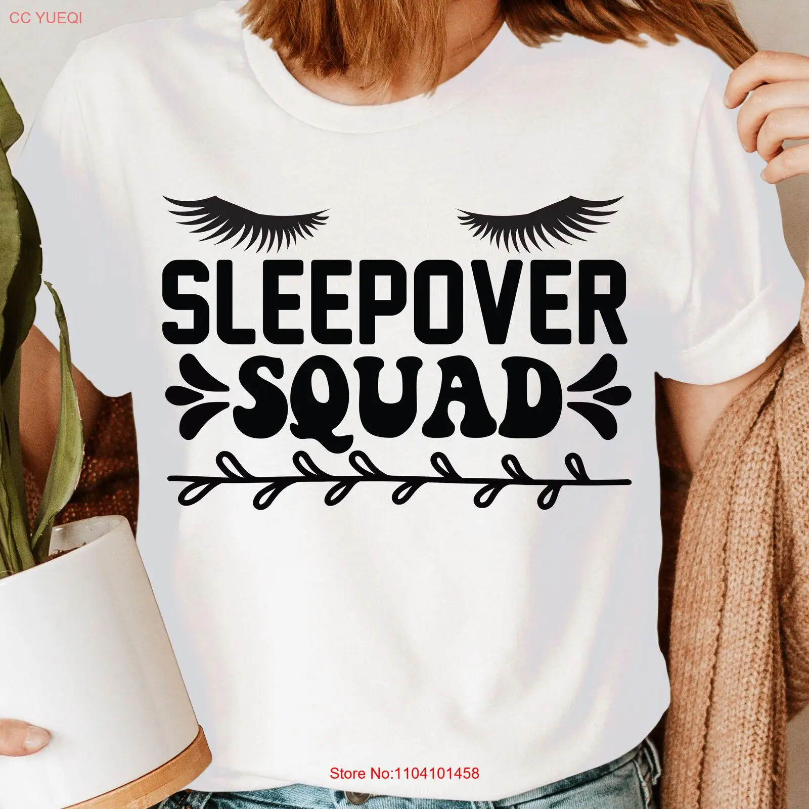Пижамы для девочек Sleepover Squad PJ Slumber Party забавные новые женские футболки # ДНЕ
