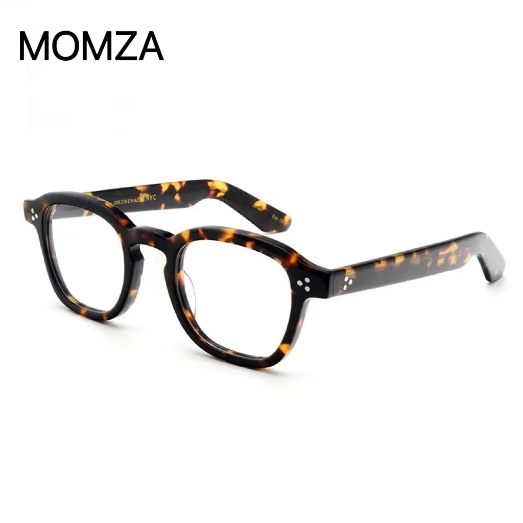 

New Arrival MOSCOT MOMZA Model Johnny Depp Tortoise Acetate Frame Unisex Sunglasses Fashion UV400 Lens Men Women Eyeglasses