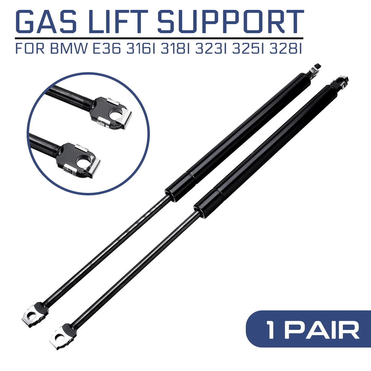 

Car Front Engine Hood Lift Strut Support Props Rod Arm Gas Springs Shocks Bars For BMW E36 316i 318i 323i 325i 328i M3 1992-1999