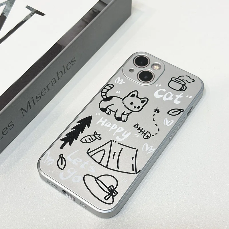 

Camping Cat Phone Case