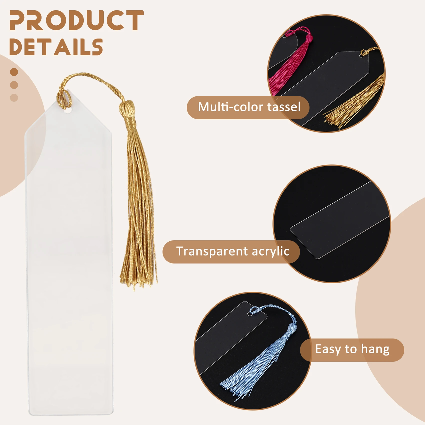 73 шт. акриловые закладки сублимационные маркеры для книг поделки своими руками