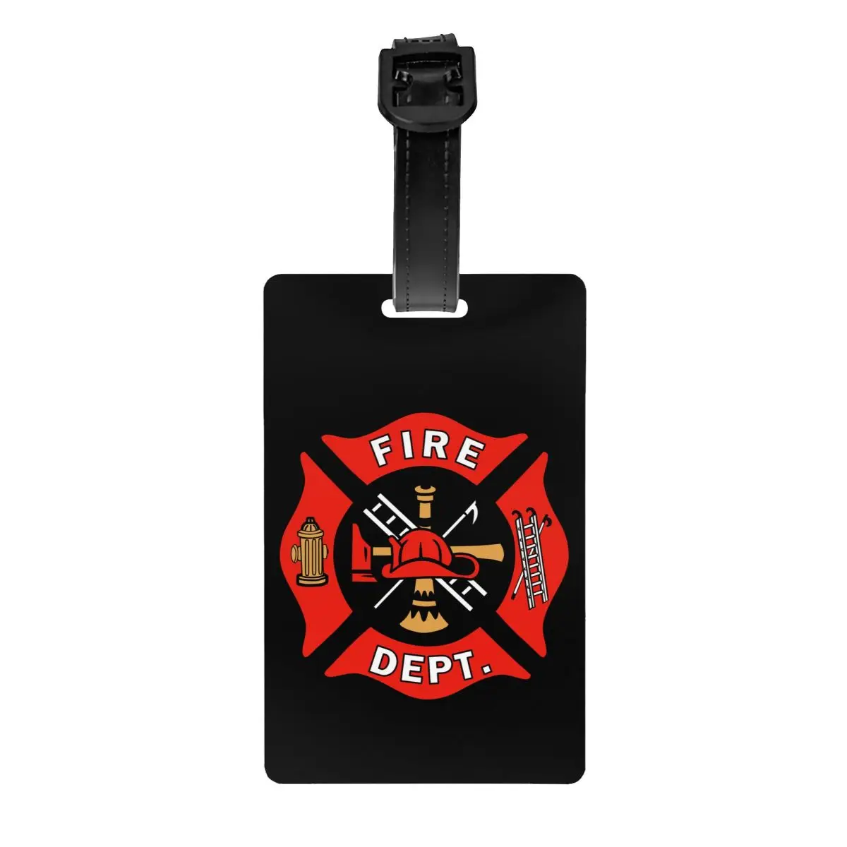 Tags For Suitcases Fashion Fireman Fire Rescue Baggage Tags Privacy Cover Id Label