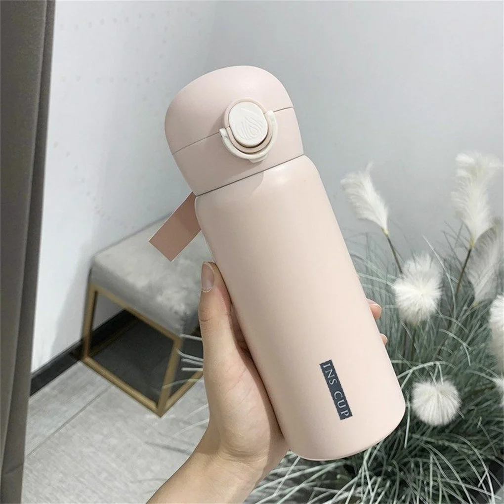 500ml Stainless Steel Thermos Mug Cup for Children Students Thermal Water Bottle Vacuum Bottles Leak-proof Drinking Bottle