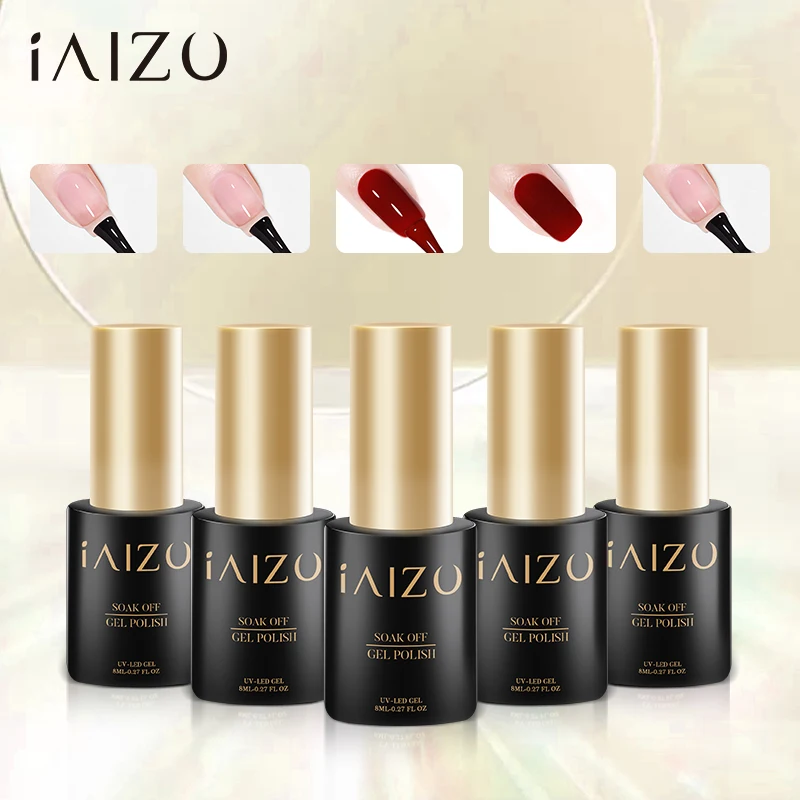 

IAIZO Top Coat Base Coat Primer UV Gel Nail Art Tips Manicure Gel Nail Polish Color Gel Polish Esmalte Semi Permanente For Desig