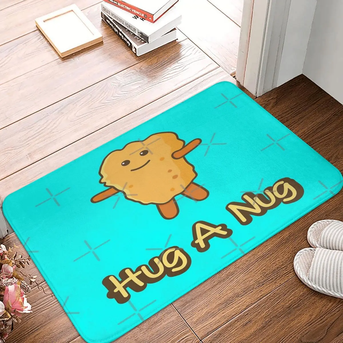 

Ковер для курицы Hug A Nug 60x40 см, Полиэстеровые напольные коврики, Популярный Домашний Декор для двери