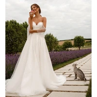 glitter strapless mermaid wedding dress 2022 summer off the shoulder backless bridal gown robe de mariee court train sashes sexy