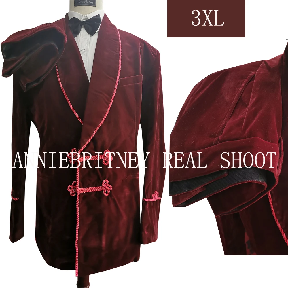 Летний темно-фиолетовый льняной костюм пляжный Свадебный для жениха 2 пижамы